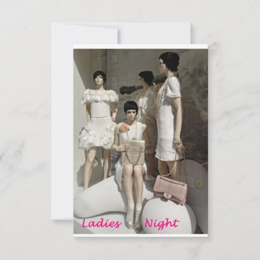 Einladung "Ladies Night" Kaart (Voorkant)