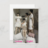Einladung "Ladies Night" Kaart (Voorkant / Achterkant)