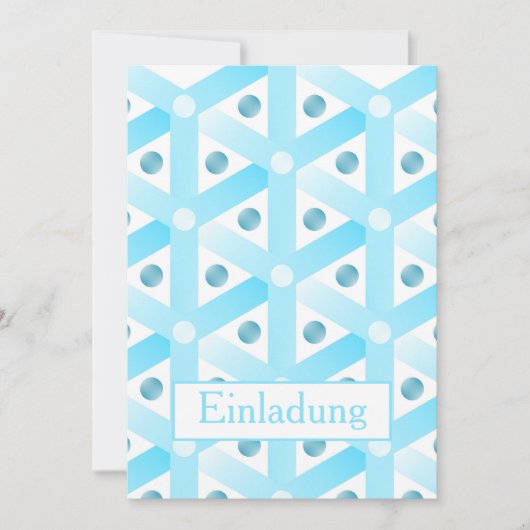 Einladung Winterparty Eis und Schnee Kaart (Voorkant)