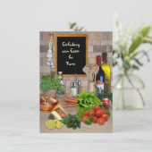 Einladung zum Essen (mit deinem Namen) Kaart (Staand voorkant)