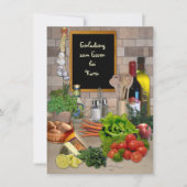 Einladung zum Essen (mit deinem Namen) Kaart (Voorkant)