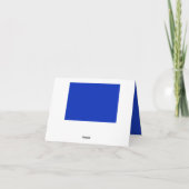 Einladung zur Feier einer Jugendweihe Kaart (Achterkant)