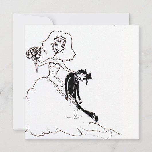 Einladung zur Hochzeit Kaart (Voorkant)