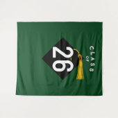 Einladungsfeier Afstudeerfeest 2026 Wandkleed (Voorkant (horizontaal))