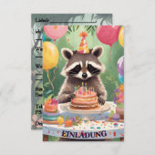 Einladungskarte Informatiekaartje (Voorkant / Achterkant)