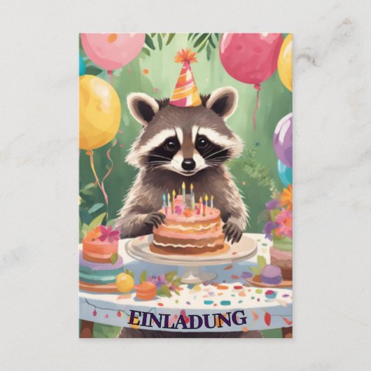 Einladungskarte Informatiekaartje (Voorkant)