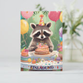 Einladungskarte Informatiekaartje (Staand voorkant)