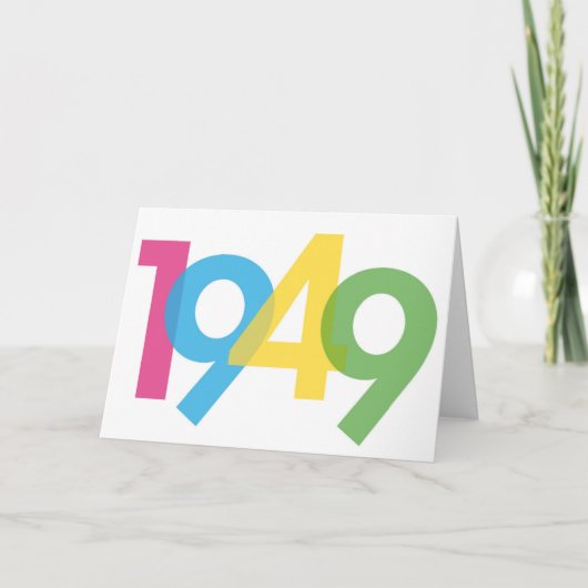 Einladungskarte zum 70. Geburtstag - 1949 (Voorkant)