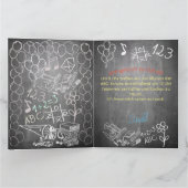 Einladungskarte zur Einschulung im Tafelstille Kaart (Binnen)