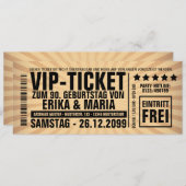 Einladungskarten Geburtstag Party Veranstaltung Kaart (Voorkant / Achterkant)