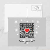 Einladungskarten JGA Briefkaart (Voorkant / Achterkant)