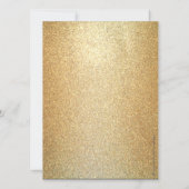 Einladungskarten zum 50. Geburtstag "Gold" Aankondiging (Achterkant)