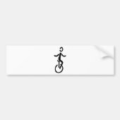 Einrad Bumpersticker (Voorkant)