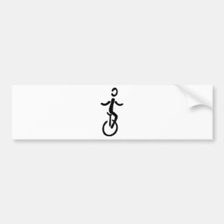 Einrad Bumpersticker