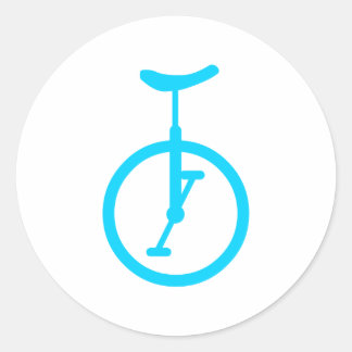 Einrad unicycle ronde sticker