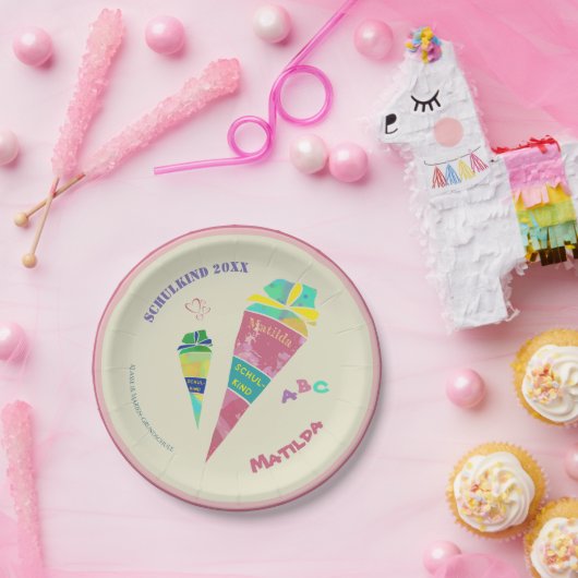 Einschulung Feier Schulkind Einschulungsfeier 2024 Papieren Bordje (Feest)