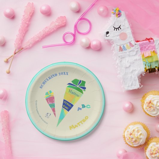 Einschulung Feier Schulkind Einschulungsfeier 2024 Papieren Bordje (Feest)