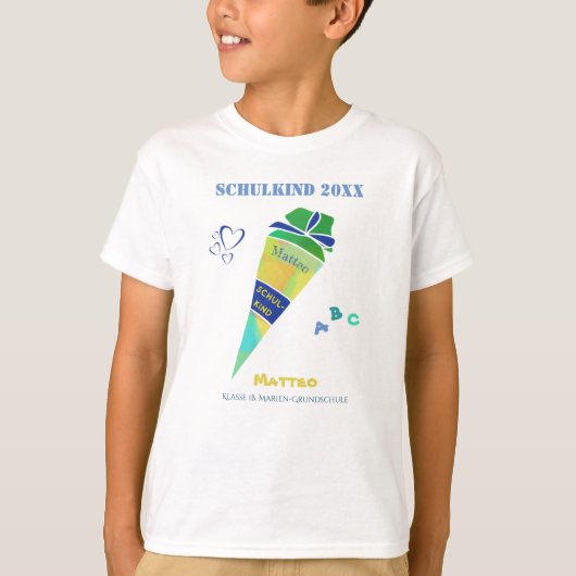 Einschulung Feier Schulkind Einschulungsfeier 2024 T-shirt (Voorkant)