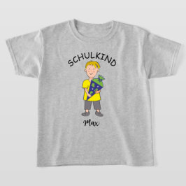 Einschulung Schulkind - Junge mit Schultüte 1 | T-shirt