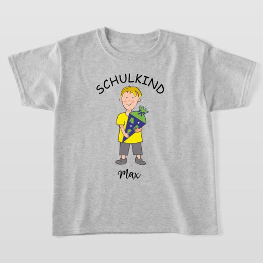 Einschulung Schulkind - Junge mit Schultüte 1 | T-shirt (Laagn)