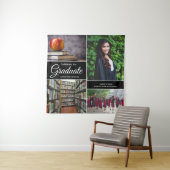 Einsteigerfoto-collage middelbare school afgestude wandkleed (In situ)