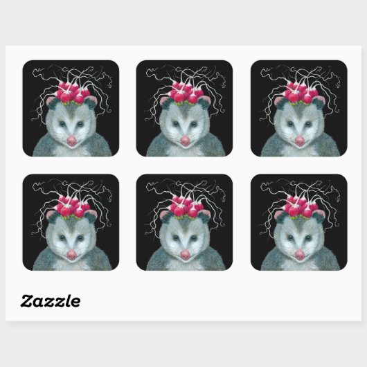 Einstein de opossum stickers (Vel)