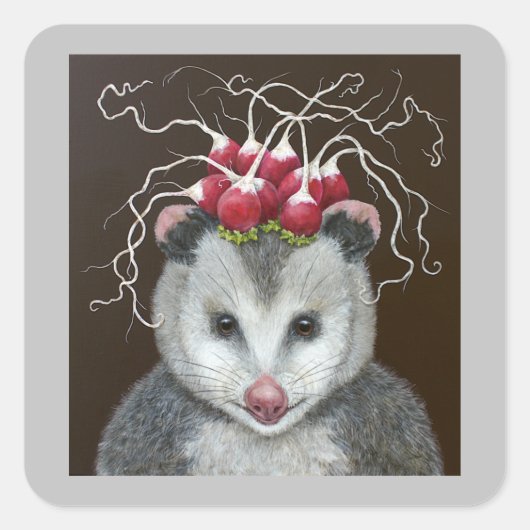 Einstein de opossum stickers (Voorkant)
