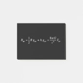 Einstein field equation of general relativity post-it® notes (Voorkant)