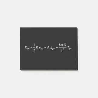 Einstein field equation of general relativity post-it® notes