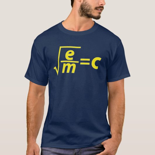 Einstein had het mis! t-shirt (Voorkant)