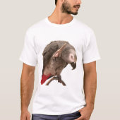 Einstein Parrot Waving T-shirt (Voorkant)
