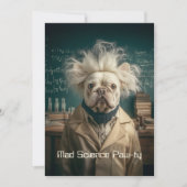 Einstein Pup in Lab Coat Kaart (Voorkant)