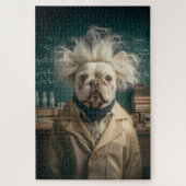 Einstein Pup in Lab Coat Legpuzzel (Verticaal)