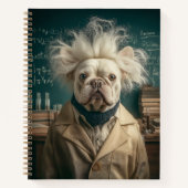 Einstein Pup in Lab Coat Notitieboek (Voorkant)
