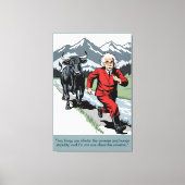 Einstein quote poster canvas print (Voorkant)