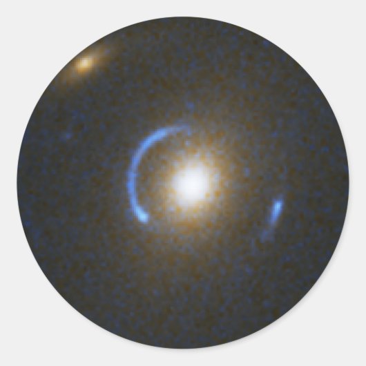 Einstein Ring Gravitational Lens Ronde Sticker (Voorkant)