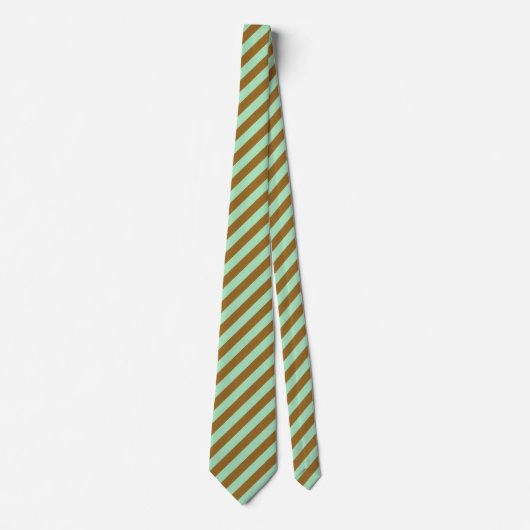 Einstein Simple Stripe Satin Necktie Stropdas (Voorkant)