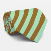Einstein Simple Stripe Satin Necktie Stropdas (Opgerold)