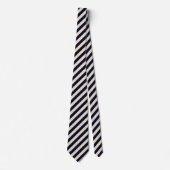Einstein Simple Stripe Satin Necktie Stropdas (Voorkant)