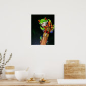 Einstein the Red-Eyed Tree Frog Fine Art Prints (Keuken)
