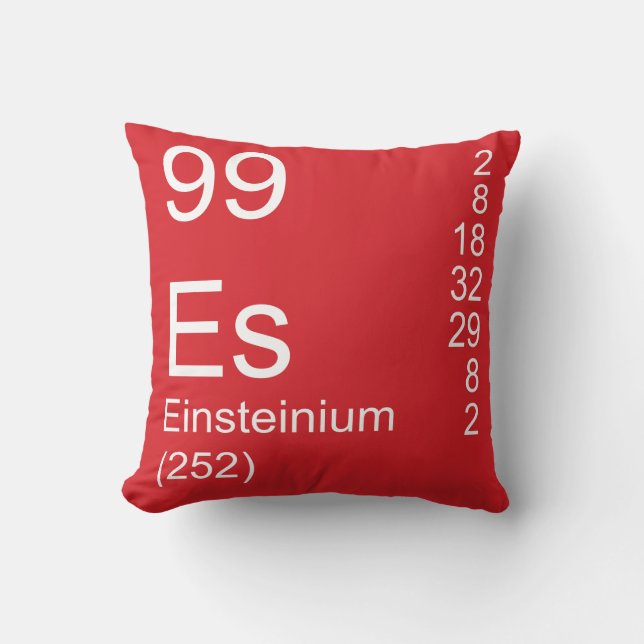 Einsteinium Kussen (Voorkant)