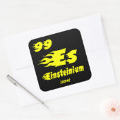 Einsteinium Vierkante Sticker (Envelop)