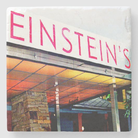 Einsteins Atlanta, Einsteins Atlanta Stenen Onderzetter (Voorkant)