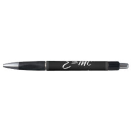 Einstein's beroemde vergelijking minimalistisch on pen