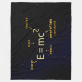 EINSTEINS FORMULE FLEECE DEKEN (Voorkant)