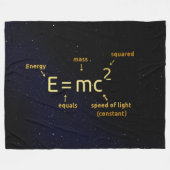 EINSTEINS FORMULE FLEECE DEKEN (Voorkant (Horizontaal))