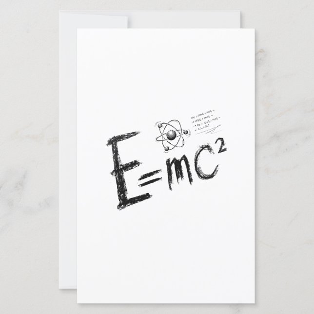 Einsteins relativiteitstheorie. Formule (Voorkant)