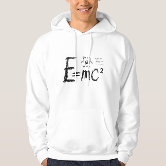 Einsteins relativiteitstheorie. Formule Hoodie (Voorkant)