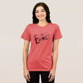 Einsteins relativiteitstheorie. Formule Tri-Blend Shirt (Voorkant volledig)