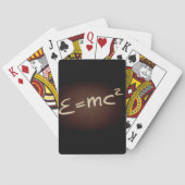 Einstein's theorie pokerkaarten (Achterkant)